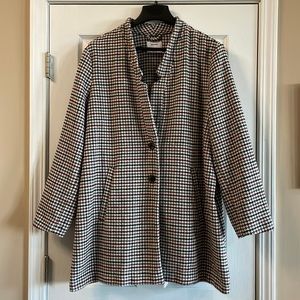 Old Navy Tweed Houndstooth Fall Jacket - Sz XXL